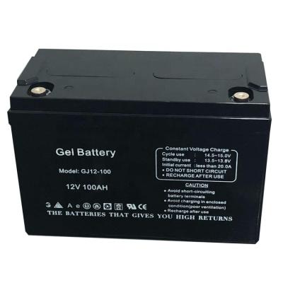 China UPS/Wind Power 12V100AH ​​Solar System Gel Battery Price In Pakistan Long Life for sale