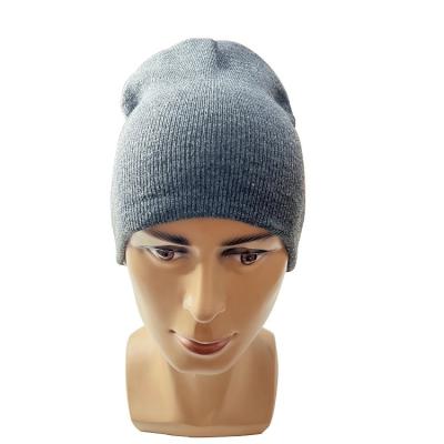 China COMMON High Elastic Custom Design Knitted Beanie Winter Hat Plain Skull Hat for sale