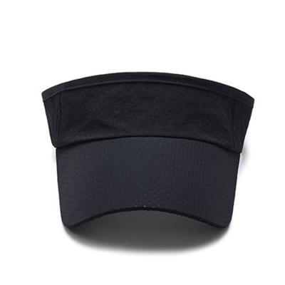 China Breathable Custom Printed Image Summer Sun Protection Polyester Sport Sun Visor Hats for sale