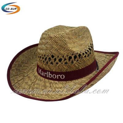 China New Image Man Straw Cloth Design Your Own Cowboy Hat for sale