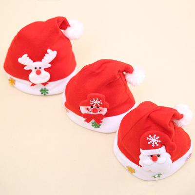 China Fashion\Wholesale Custom Kids Christmas Beanie Hats Comfortable\Durable Cheap Adult Unisex Santa Claus Hat for sale