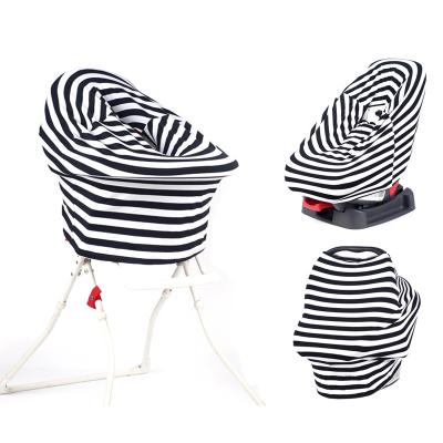 China Breathable Multi Use Nursing Scarf Breastfeeding Cover Car Seat Canopy Cover for sale