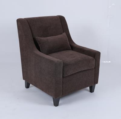 Chine Velours élégant adapté aux besoins du client de fauteuil de cadre en bois moderne de tissu à vendre