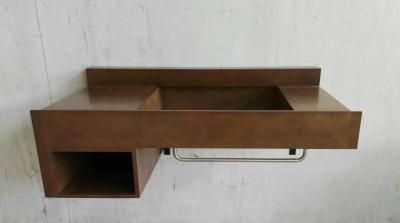 Chine Couleur moderne de flottement de Brown de Cabinets de vanité de salle de bains avec la coutume professionnelle à vendre