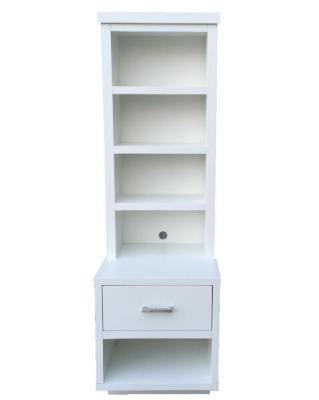 China La PU acaba las mesitas de noche altas con los cajones/el estrecho blanco Nightstand alto en venta