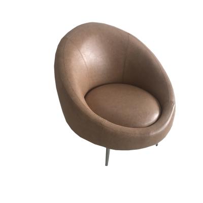 China Sillón popular de cuero con la pierna de acero inoxidable para los muebles de alquiler del banquete de boda, sofá de la sala de estar en venta