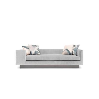 China O projeto novo personalizou os pés luxuosos profissionais do metal de Sofa Fabric Upholstery Wood Frame do lazer à venda