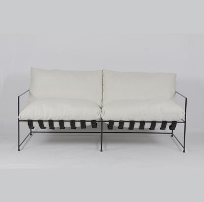 China Paño perezoso Art Iron Art Loveseat Sofa para leer el lujo de la luz del ocio en venta