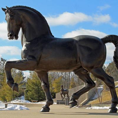 China China Large Bronze Animal Sculpture Casting Bronze Garden Sculpture Horse Sculpture for sale