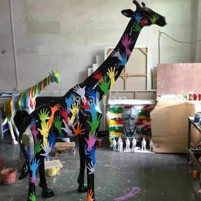 China China wholesale high quality cheap custom made life size giraffe statue for sale