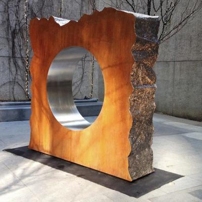 China China outdoor sculpture stainless steel abstract corten steel sculpture for sale for sale