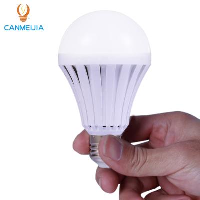 China Hotsale AC85-265V 5w 7w 9w 12w E27 Intelligent Rechargeable Emergency LED Light/LED Lamp/Emergency Camping Auto Charging Light for sale