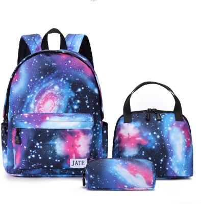 China School Backpack Set Hot Nice Star Profile Student 3 Pieces Sale Shoulders Bag Back To School Bags Backpack Set for sale