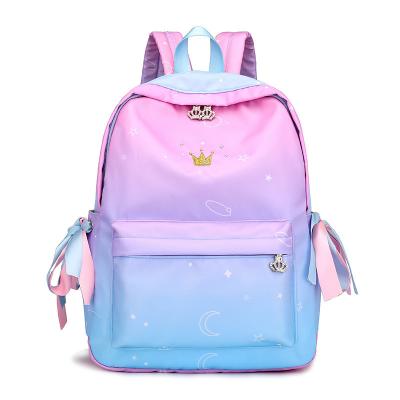 China High Quality Durable Custom Nylon School Bag Fashion Backpack For Girls for sale