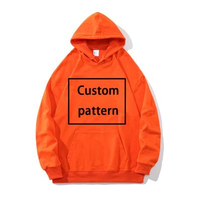 China 2021 New Style Custom Men's Anti-wrinkle Hoodie Garment Dyed Fleece Hoodie 100% Cotton Sweatshirt for sale