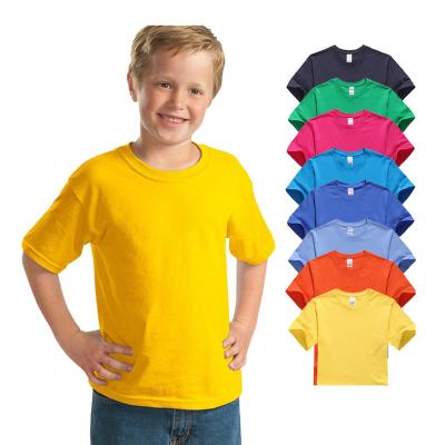 China 2021 QUICK DRY Latest Design 3D Custom 100% Cotton Print Custom Kids Short Sleeves for sale