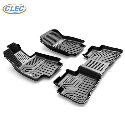 China Anti-skidding.clean 3D strip material car floor mat forToyota RAV 4 accessories 2016-2020 full set mat for sale