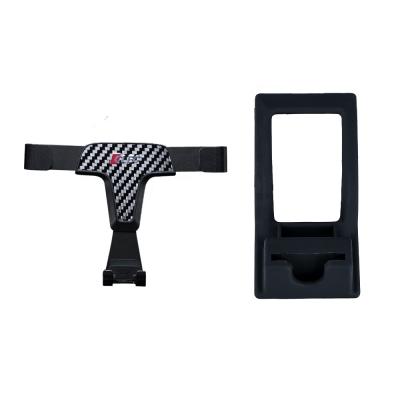 China Aluminum Alloy Adjustable Cell Phone Holder Accessories Car Air Vent Mount Cradle Clip Fit for toyota CHR 2017-2020 for sale