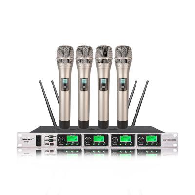 China Headset Microphone Hign-quality 8 Channel Wholesale Microphone Karaoke System Wireless Radio for sale