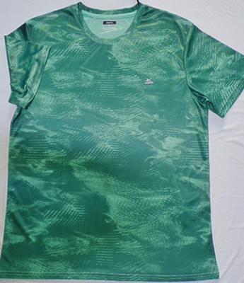 Chine S à T-shirt rond vert léger à séchage rapide tout de cou de XL au-dessus de copie à vendre