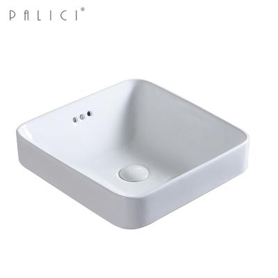 China New Arrival Clean Easy No Hole Countertop Basin Vanity Sink Art Basin Bathroom Hand Wash Ceramic Basin Sink for sale