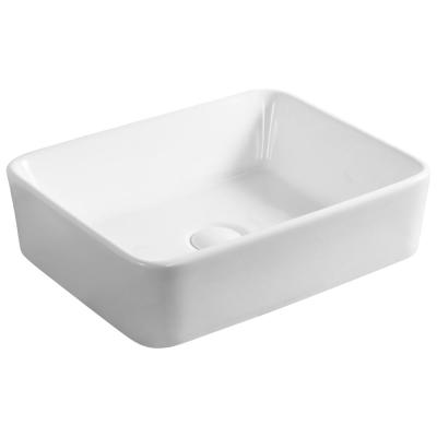 China Modern Rectangular Bathroom Art Basin Toilet Lavobo Sink Sink K58 for sale