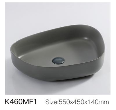 China 2019 New Matt Color Table Top Dining Room Model Wash Basin Easy Clean For Sanitary Ware for sale