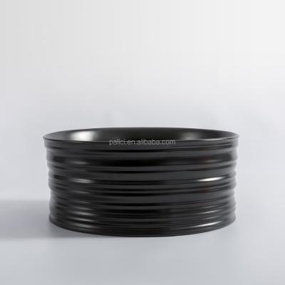 China K450MB1 Matt Black Color New Fashion Easy Clean Popular Round Basin For Home Use for sale