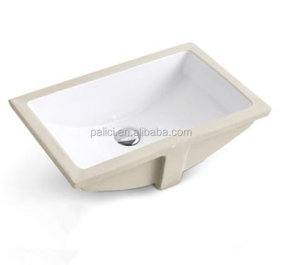 China Easy Clean Popular Design Under Counter Wash Basin / Rectangular Bathroom Sink for sale