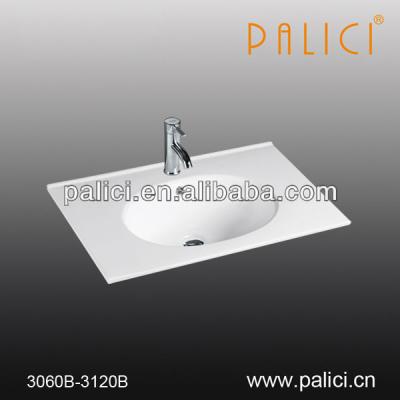 China China Traditional Hot Sale Bathroom Cabinets Rectangular Basin for sale