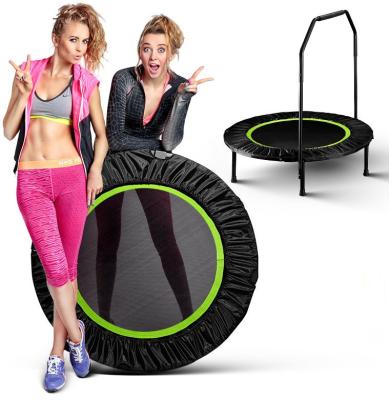 China Multifunctional Trampoline Best Cost-effective Fitness 40inch Adult Indoor Trampoline With Handle for sale