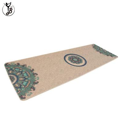 China eco-friendly waterproof jute mat/jute hemp yoga mat/jute yoga rubber mat for sale