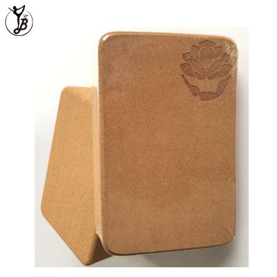 China Comfortable Eco Friendly Fitness Yoga Block Durable Cork for sale