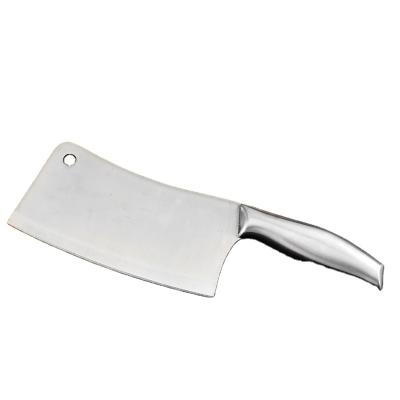 China Sustainable Hot Sale Kitchen Cooking Cutter Stainless Steel Bone Cutting Knife With Steel Handle for sale