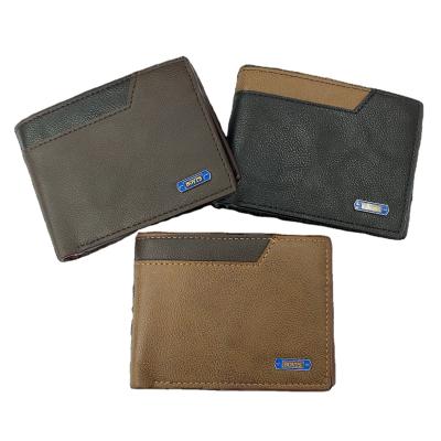 China RFID WAKED Factory Outlet RFID Leather Wallets For Men Custom Card Holder Wallet for sale