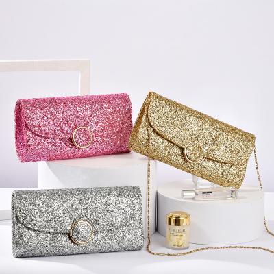 China Handbag | Cross - Body Bag WAKED flashing and dazzle party prom chain handheld clutch bag for women for sale