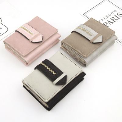 China Wholesale Kiss Lock Coin Pocket Fashionable Women's Wallet Ladies Pinch Designer Ladies Women's Trifold Short Wallet for sale