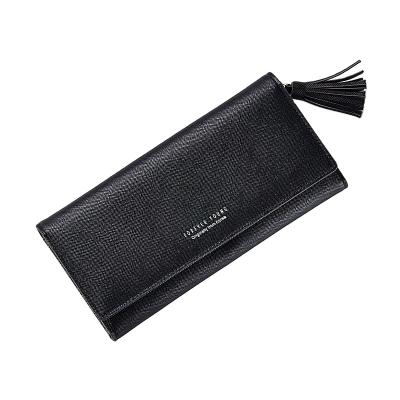 China Removable Card Holder Woke Fashionable Removable Card Holder Long Cover Ladies Pinch Wallet For Women for sale