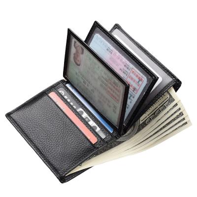 China Multifunctional Passport Driver's License Package Woke Men ID Wallet Passport Holder Card Binding Travel Genuine Leather Wallet for sale