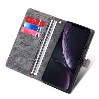 China Multiple Card Slots WAKE PU Latch Buckle Mobile Phone Case Bifold Wallet For Women for sale