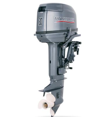 China TITANMARINE 2 Stroke Engines 25hp 30hp Boat Engine Outboard Motor Marine Engine For Sale T30 for sale