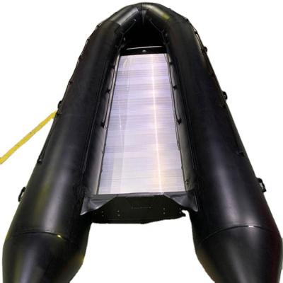 China PVC Seawalker 8m Aluminum Floor Inflatable Boat With PVC Vent High Pressure Fishing Boat for sale