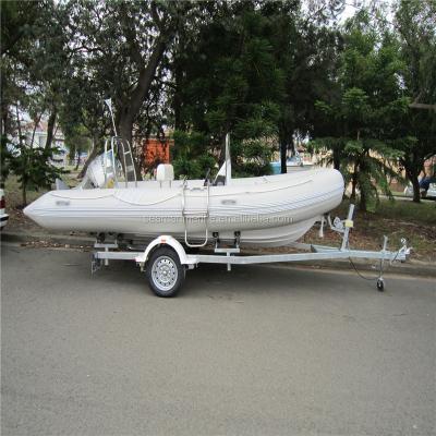 China PVC 4.2 Fiberglass Hull Boats Inflatable Fiberglass Boat For Sale Ontario Inflatable Pontoon Boat for sale