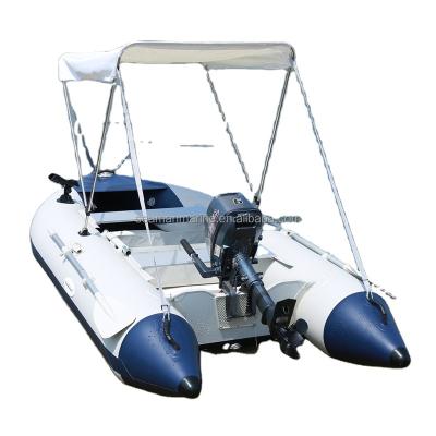 China Good Quality PVC Air Slat Floor Inflatable Boat Fishing Boat Motor Boat 4.30m AL430 for sale