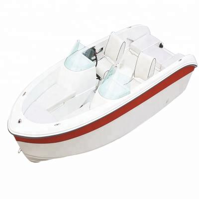 China Speedboat CE Approved 4.96M Fiberglass Fishing Boat High Speed ​​Racing Sports Boats for sale