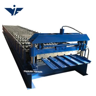 China Hotels factory direct trapezoidal profile roll forming machine price plate ibr roof lap roll forming machine in stock for sale