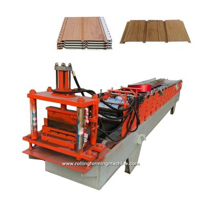 China Hotels Bending Cutting Machine Metal Sheet Hanging Wall Boarding Roof Panel Roll Forming Machine for sale