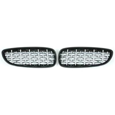 China For BMW Z4 E89 Car Front Grill Bumper Grille Diamond Silver Black 2009-2016 Kidney Racing Grills For BMW Z4 E89 2009-2016 for sale