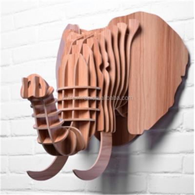 China Europe 2017Wooden Design Creative Elephant Home Craft Main Decoration Wall Decor for sale