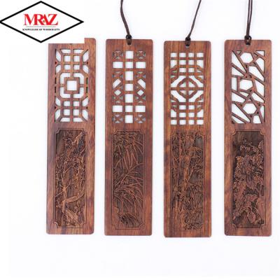 China China Standard Size Fancy Free Printable Bamboo Custom Book Wooden Bookmark for sale